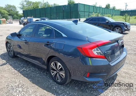 2018 Honda Civic Ex-T z USA, uszkodzony, nr VIN JHMFC1F34JX030358